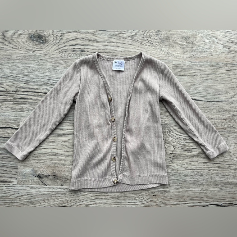 Jax & Lennon Ribbed Cardigan
